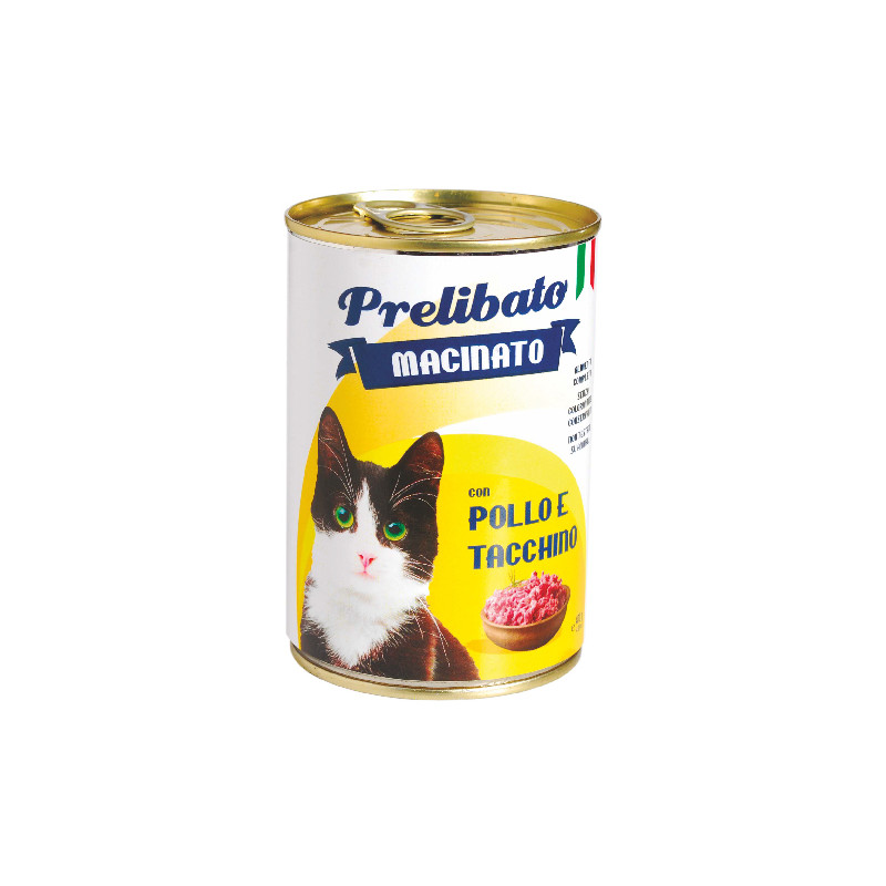 PRELIBATO GATTO POLLO E TACCHINO - G. 400